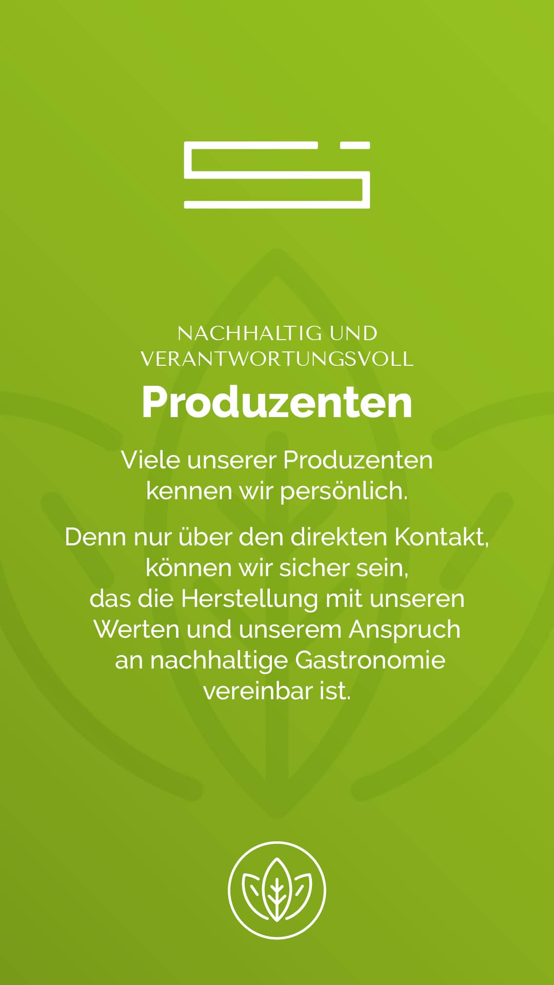 Massnahmen zur Nachhaltigkeit - Produzenten